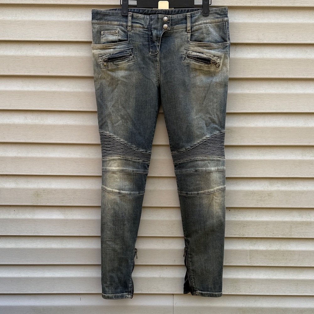 Balmain | Mens Moto Skinny Jean size 44